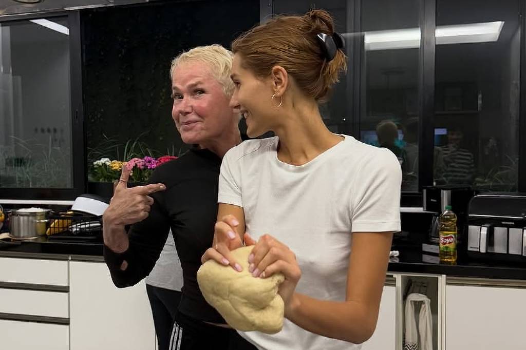 Gente como a gente: Xuxa e Sasha fazem massa na cozinha – 19/10/2025 – Celebridades