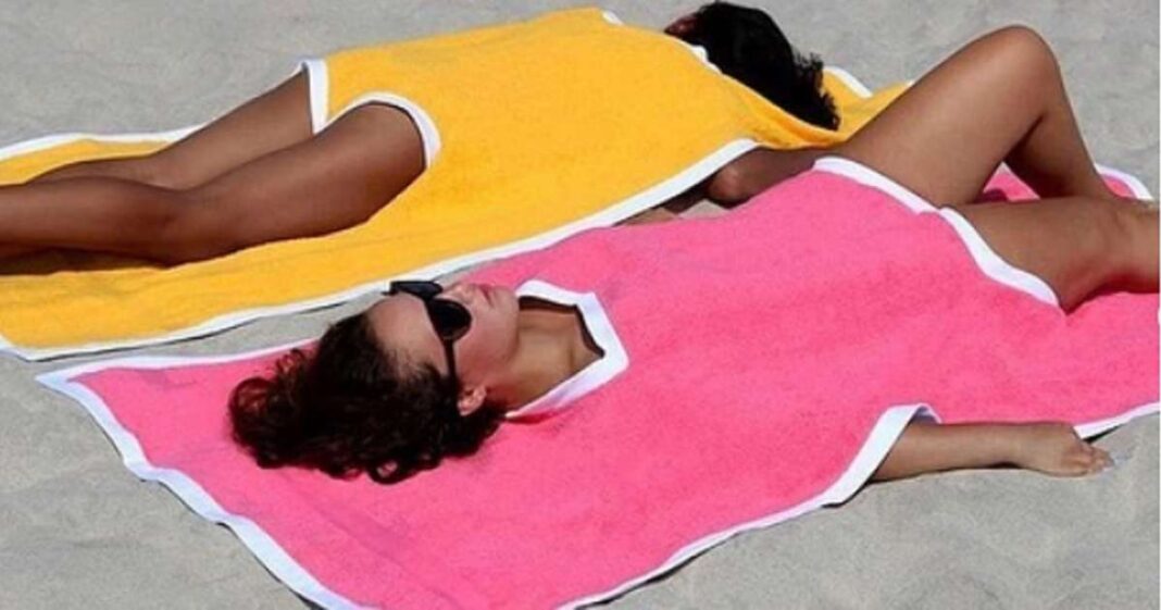 Towelkini, um híbrido de maiô e toalha, custa U$ 199