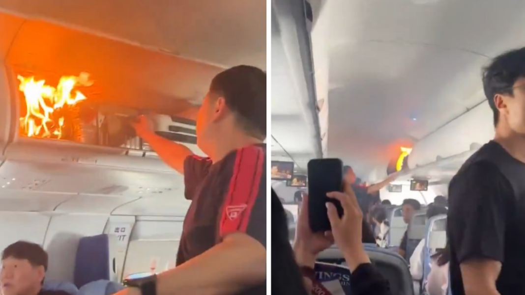 Bateria de lítio causa incêndio em voo da Air China; avião faz pouso de emergênc