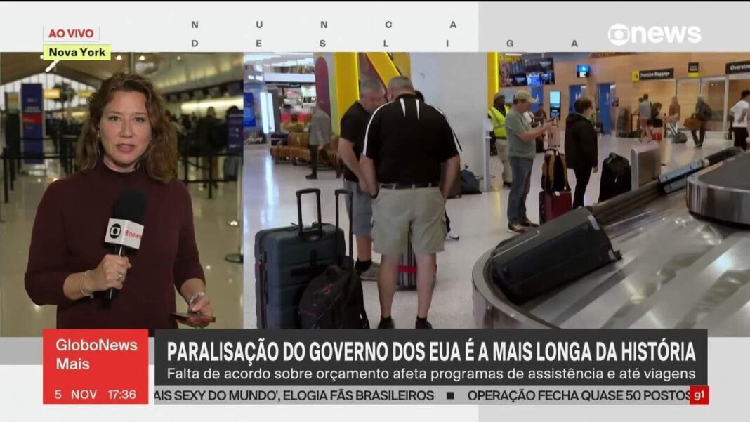 EUA vão cancelar 10% dos voos nos maiores aeroportos do país por causa da paralisação no governo