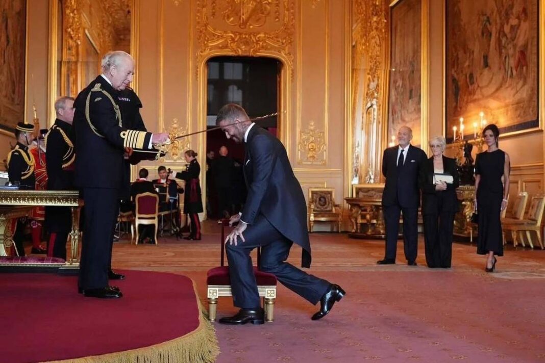 David Beckham é condecorado cavaleiro por rei Charles 3º – 04/11/2025 – Celebridades