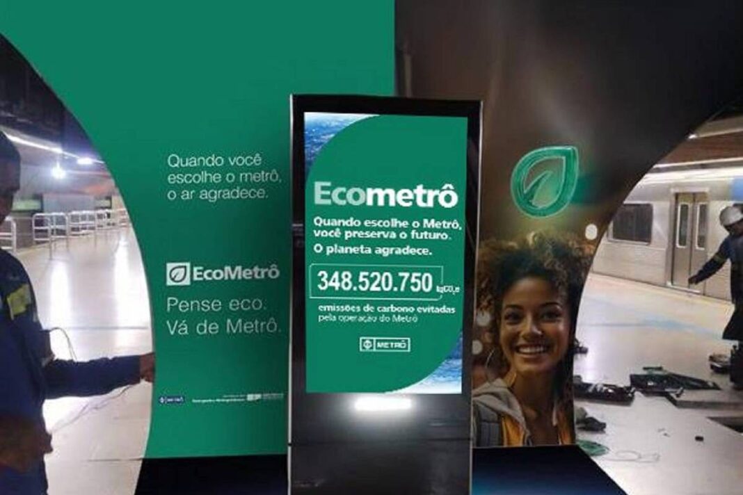 Painel exibe poluentes que deixaram ser emitidos com metrô – 04/11/2025 – Painel