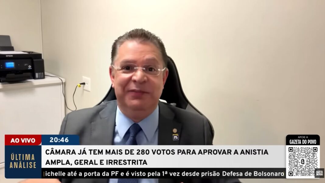 “Já temos os votos para aprovar”, diz líder do PL, sobre anistia