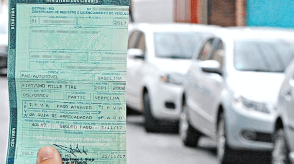 Documento do carro 2026: segunda via