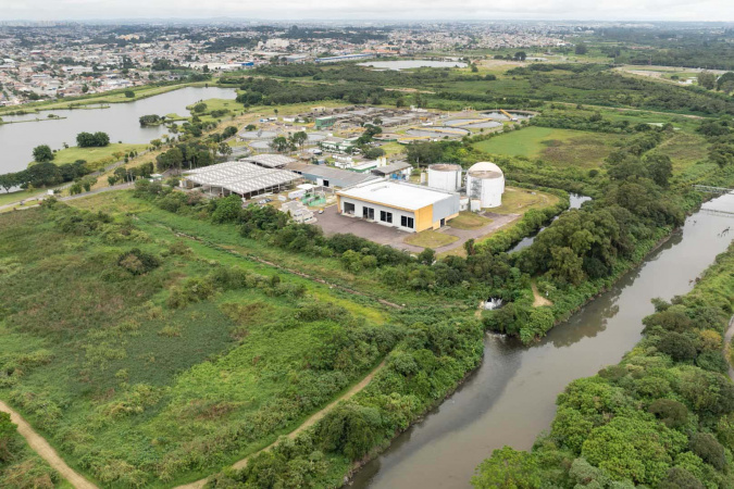 Maior estação de tratamento da Sanepar contribui para manter água do Rio Iguaçu limpa