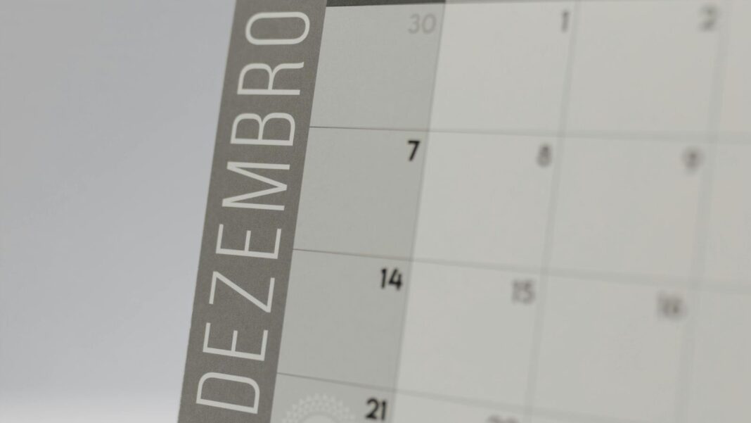 Quais são as datas comemorativas e feriados de Dezembro de 2025?