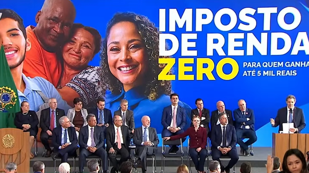 Lula sanciona isenção do IR até R$ 5 mil sem Motta e Alcolumbre