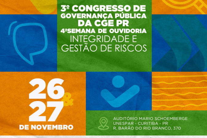 Governo abre inscrições para o 3º Congresso de Governança Pública da CGE
