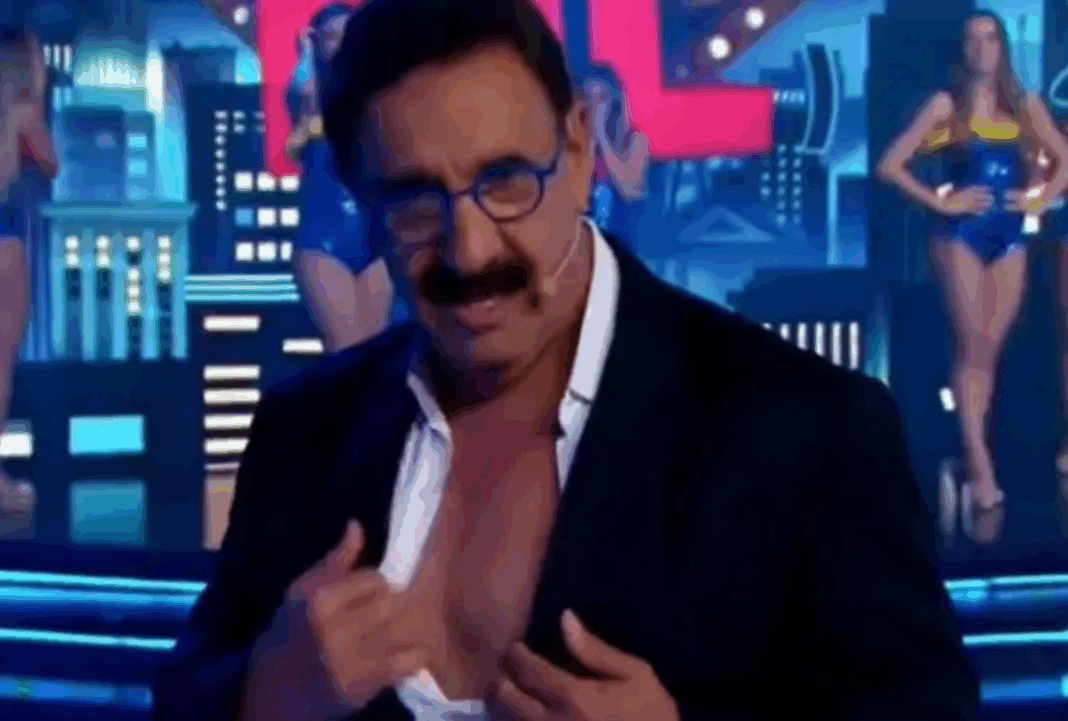 Ratinho exibe mamilo ao vivo e choca fãs