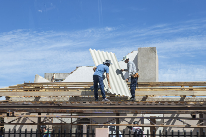 Defesa Civil já enviou 5.200 telhas e coordena doações de materiais a Rio Bonito do Iguaçu