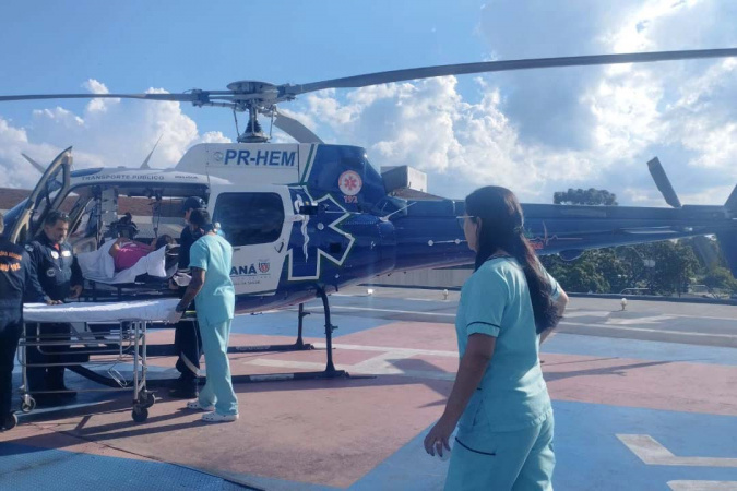 Referência nacional, serviço aeromédico do Paraná garante assistência imediata