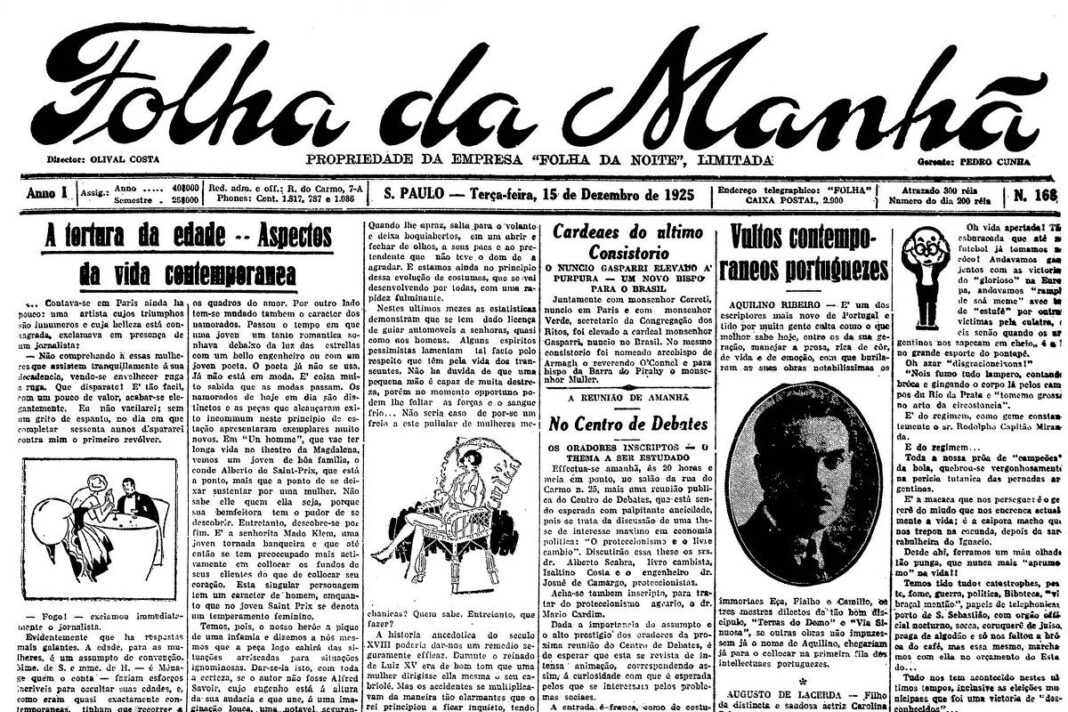 1925: Vendeiro na Mooca tenta acalmar rixa sobre Mussolini e é agredido – 14/12/2025 – Banco de Dados