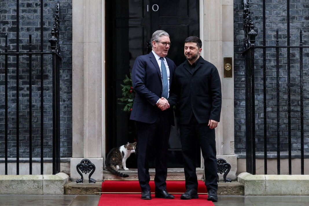 Gato Larry recepciona Volodimir Zelenski em reunião – 09/12/2025 – Bichos