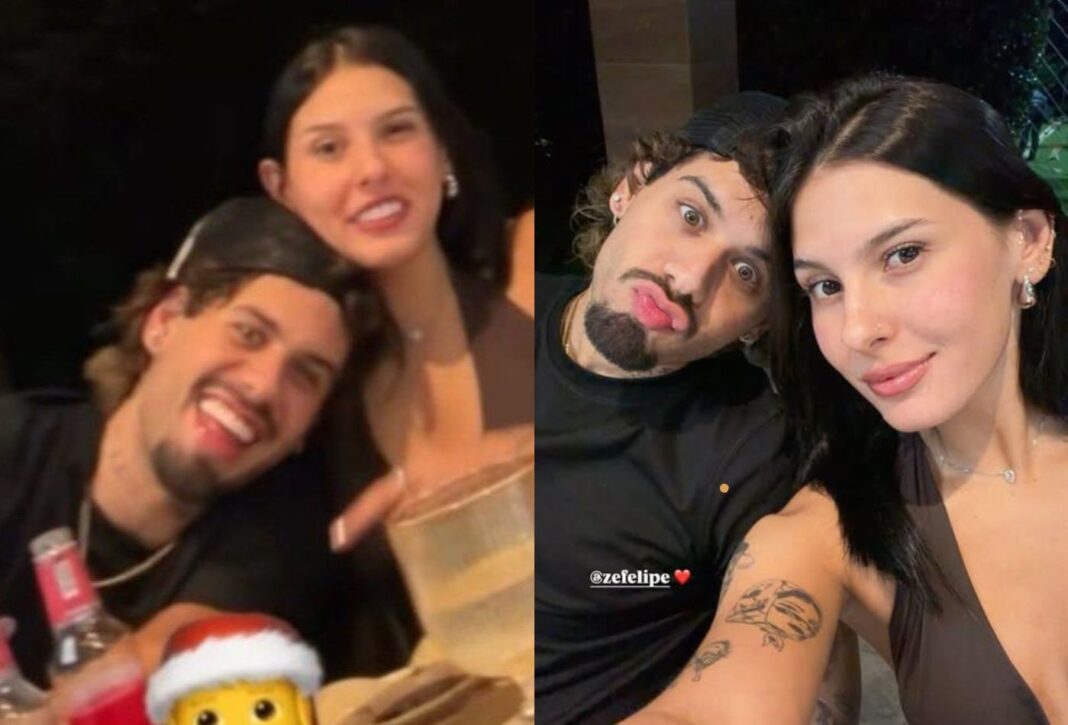 Zé Felipe e Ana Castela reúnem as famílias pela primeira vez em mansão de Leonardo em Goiânia