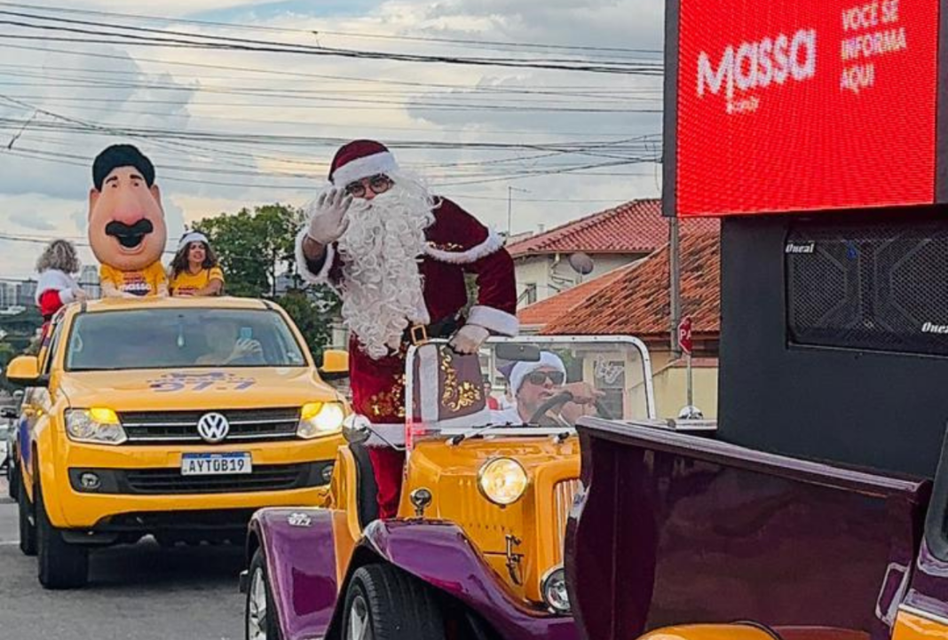 Carreata de Natal da Massa encerra edição 2025 após percorrer Curitiba e região