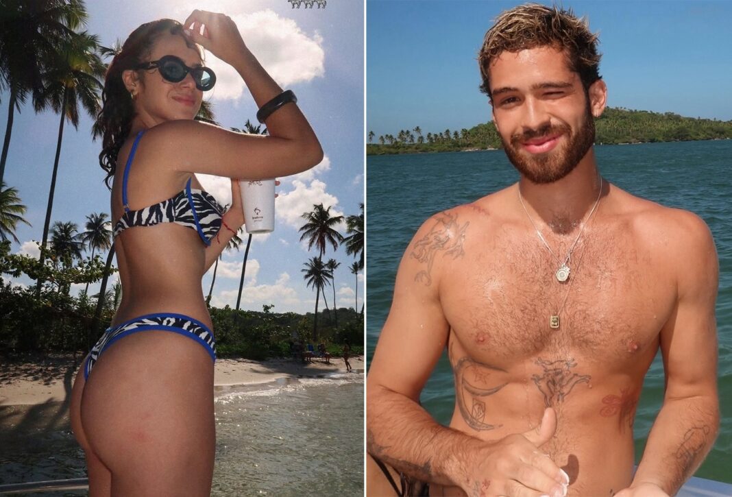 Maisa passeia de barco com João Guilherme e amigos, e se declara ao ator