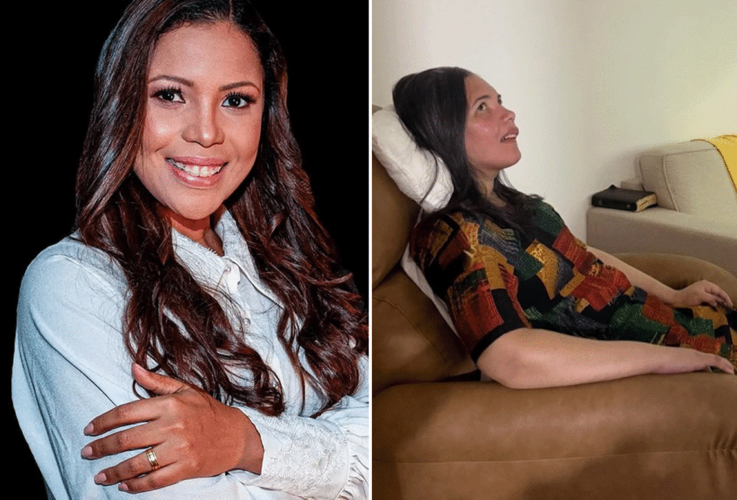 Irmã de Amanda Wanessa, em coma vigil após grave acidente, posta foto da artista no Natal