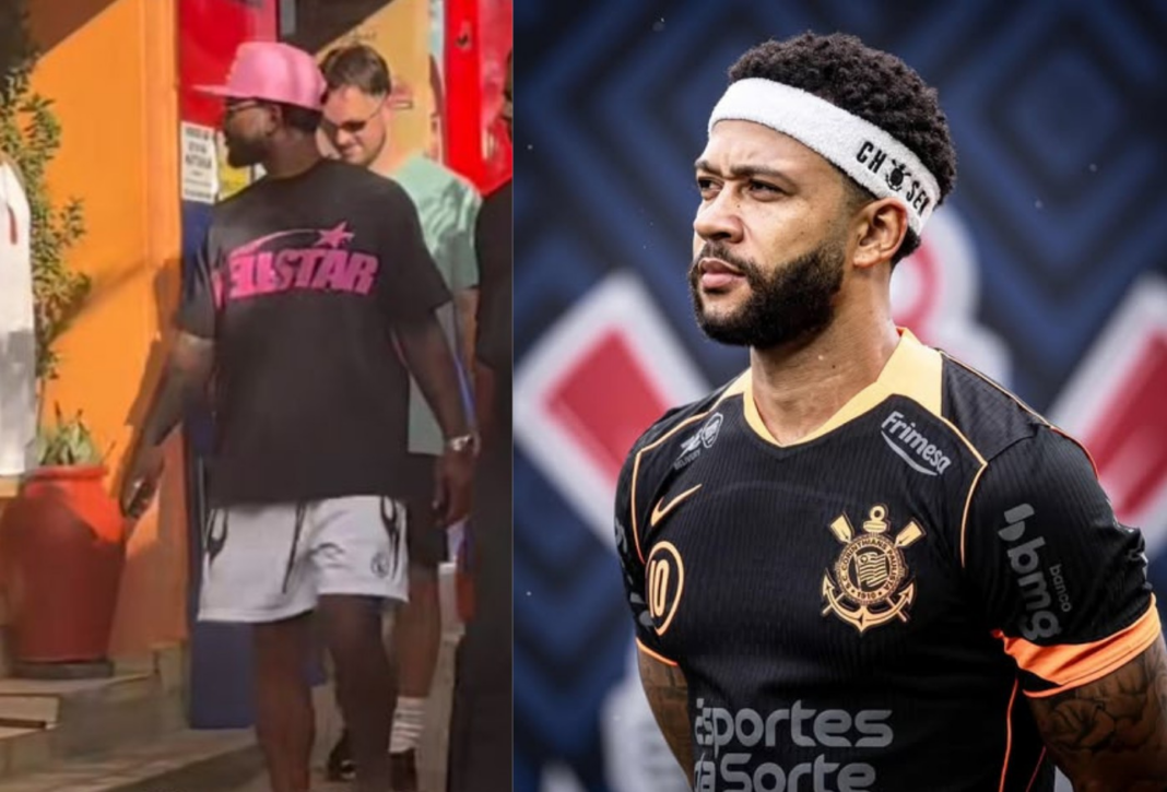 Memphis Depay é visto turistando litoral baiano após título da Copa do Brasil