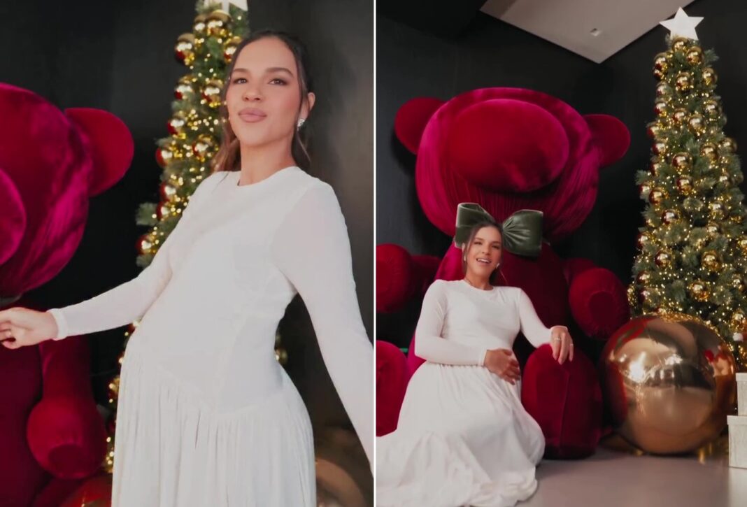 Prestes a dar à luz, Mariana Rios mostra decoração de Natal com homenagem ao filho; vídeo