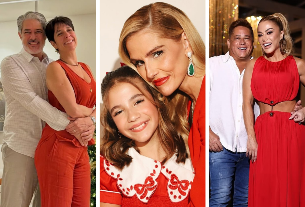 Natal das estrelas! Famosos abrem álbuns de família e mostram looks para a ceia; FOTOS