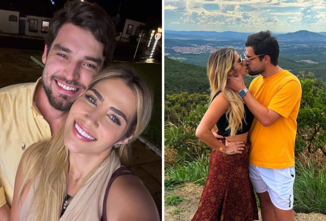 Jéssica Beatriz mostra rosto do namorado pela primeira vez ao celebrar um mês de namoro
