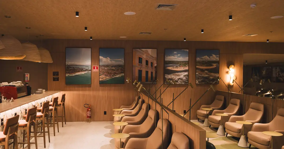 Sala VIP do aeroporto de Fortaleza é eleita uma das melhores do mundo