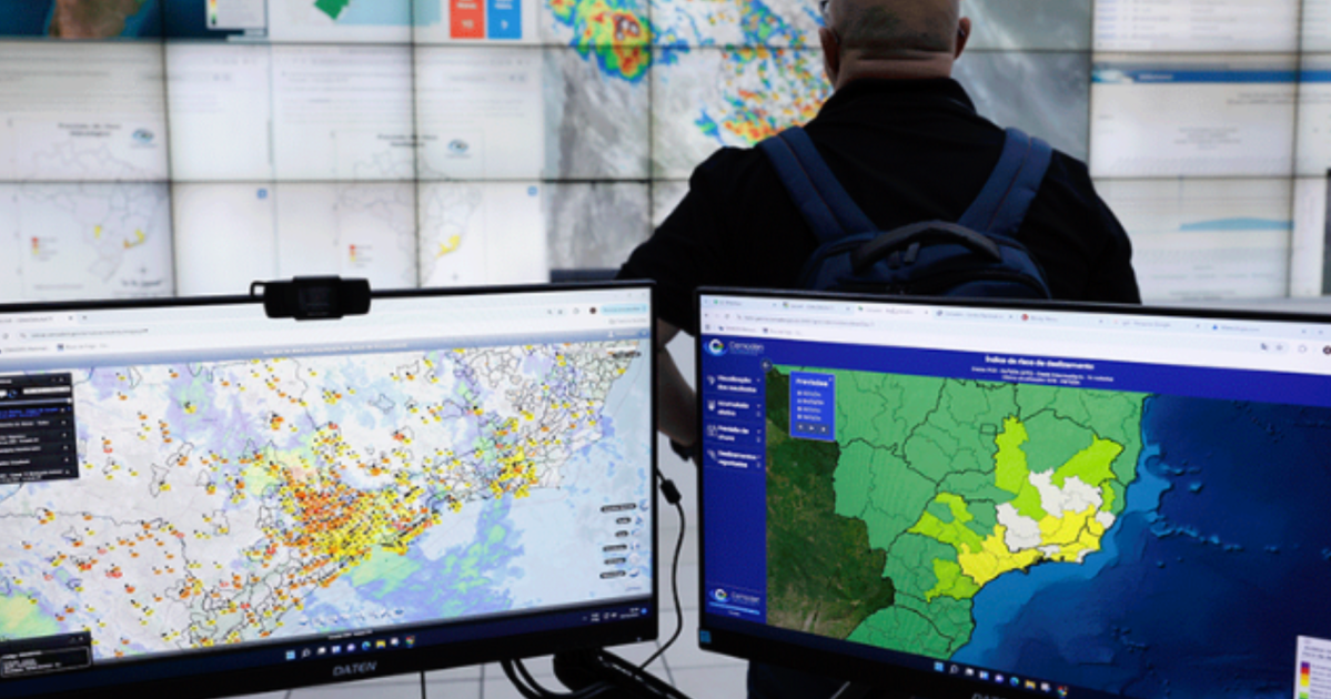Sudeste concentrou 50% dos alertas de Desastres Naturais emitidos em 2025