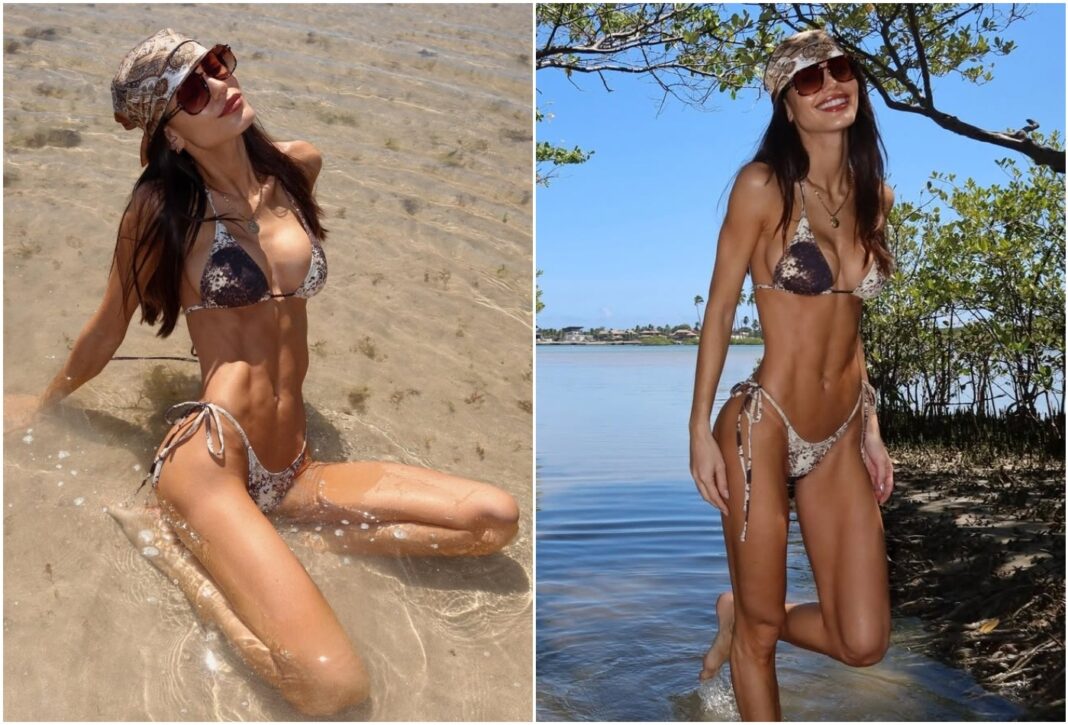 Vitória Strada ganha elogios ao relaxar em praia de Pernambuco: ‘Impossível você ser real’