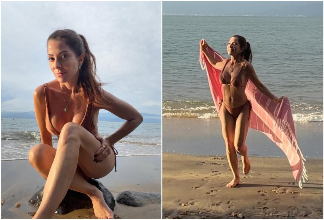 Ana Paula Padrão desabafa sobre ansiedade ao relaxar em praia: 'Eu erro sempre'