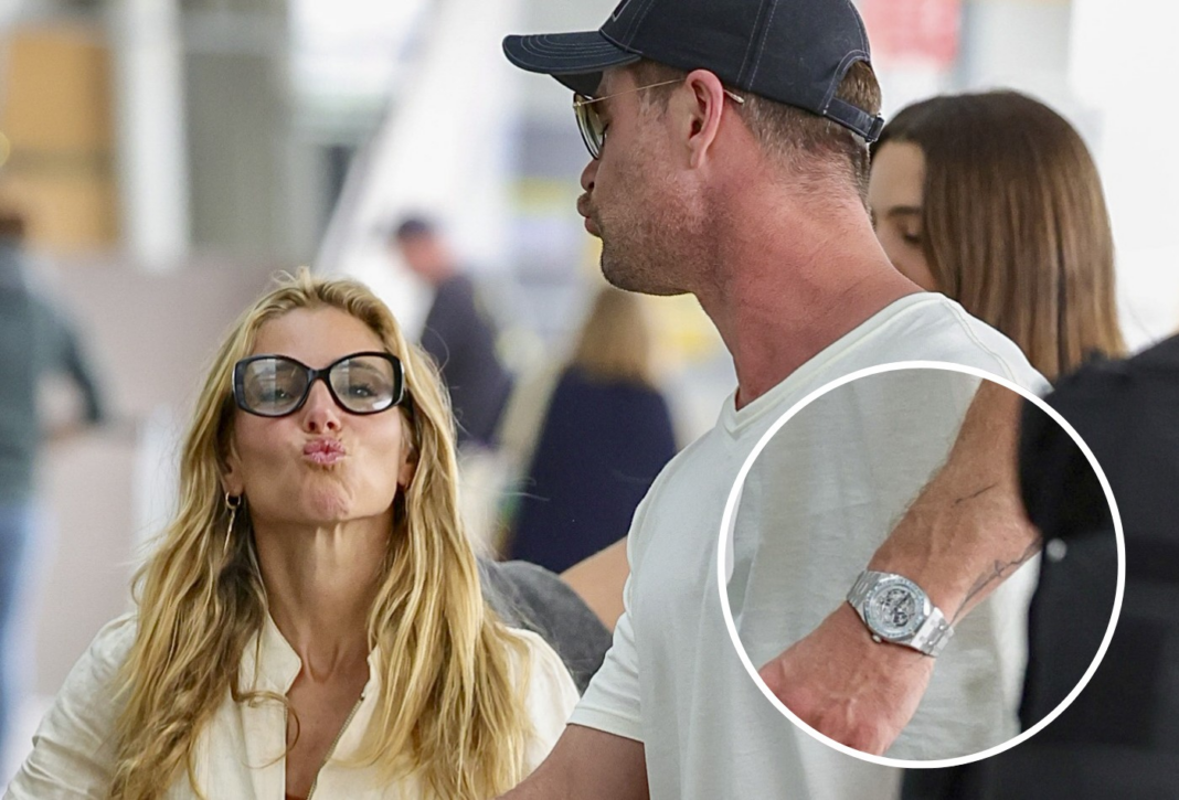Chris Hemsworth faz rara aparição pública com sua esposa usando um relógio milionário; fotos