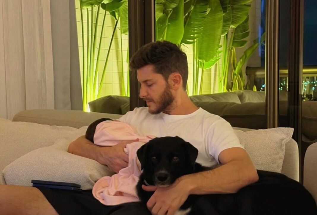 Klebber Toledo curte momento com a filha e se declara: 'Gostaria que durasse para sempre'