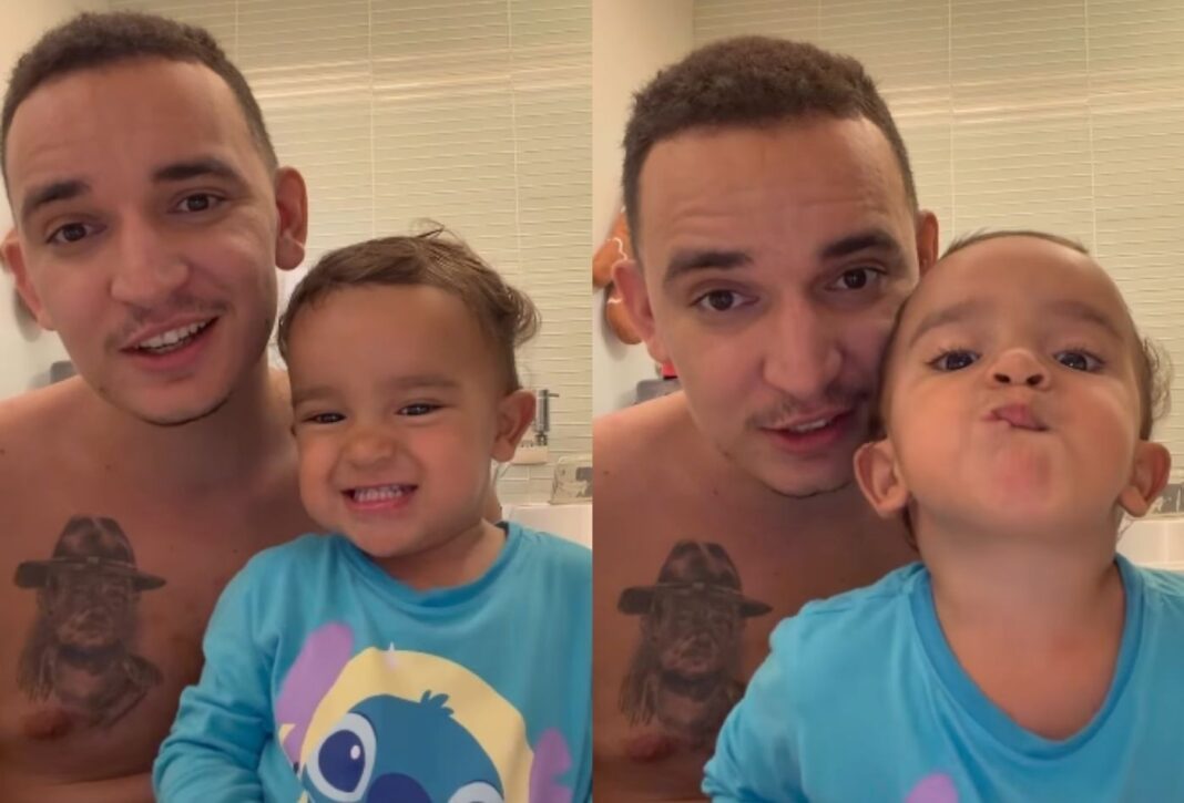 João Gomes se emociona ao ver o filho mais velho cantando sua música; vídeo