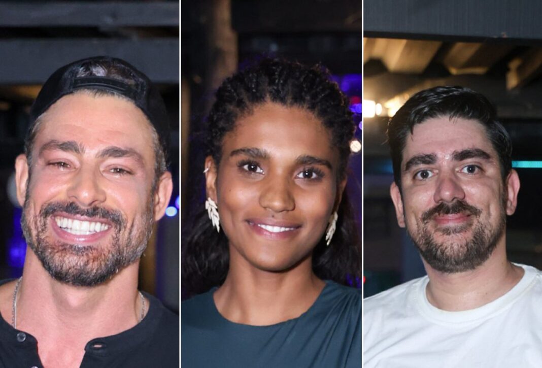 Cauã Reymond e mais famosos celebram fim das gravações da série 'Jogada de Risco'
