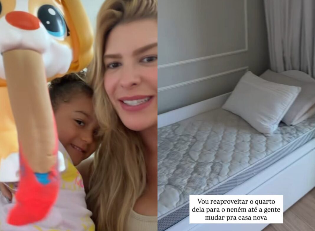 Lore Improta reaproveita quartinho da primogênita para segundo filho com Léo Santana