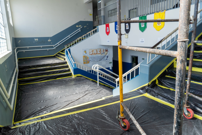 Governo do Paraná intensifica obras durante as férias para modernizar escolas estaduais