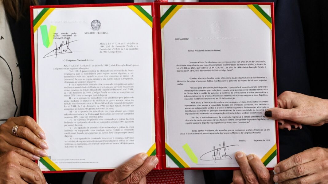 A justificativa de Lula para vetar integralmente a dosimetria