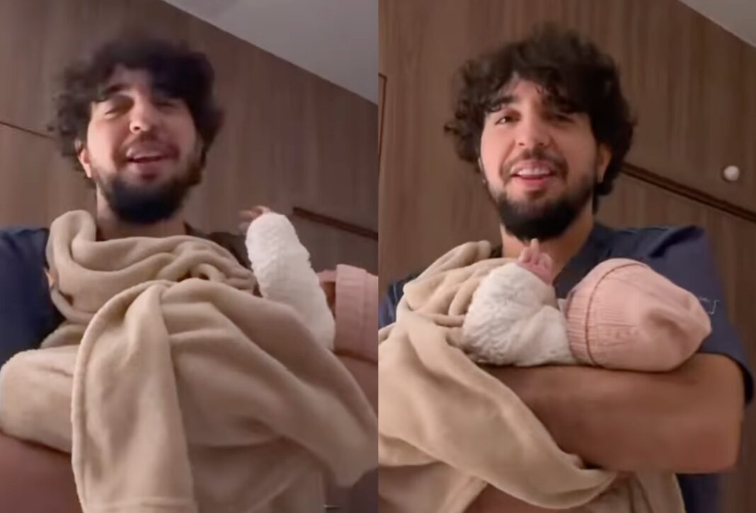Nattan se desespera com choros de Zuza, sua filha com Kalimann: 'No YouTube era fácil'