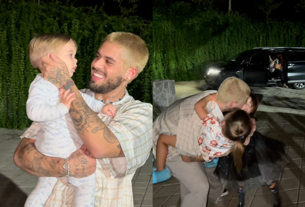 Após dias em Madri com Virginia e Vini Jr, filhos reencontram Zé Felipe; vídeo