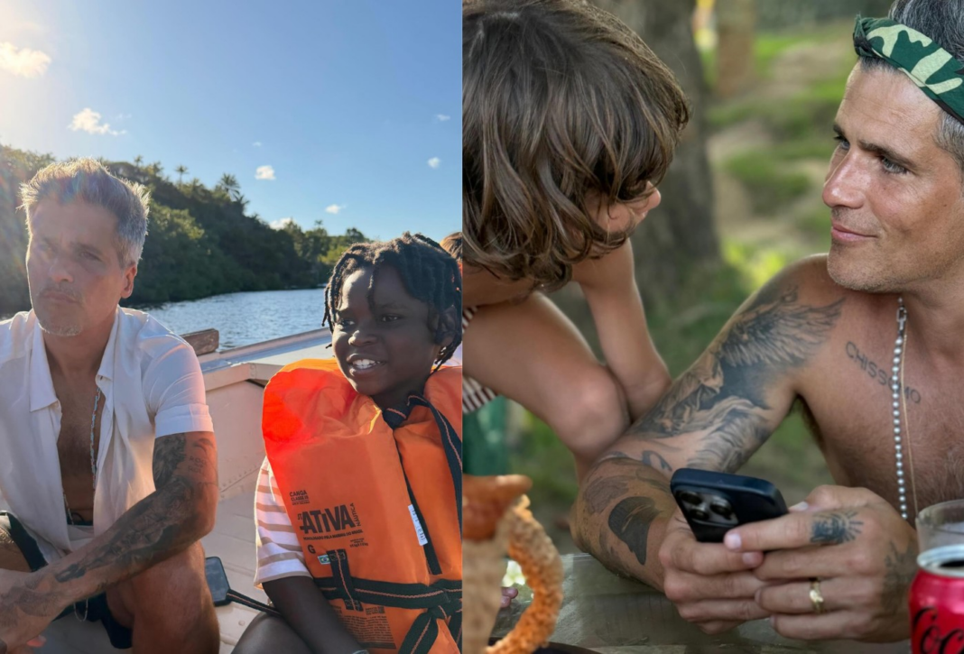 Bruno Gagliasso abre álbum de dias em família na Bahia: ‘Dias felizes ficam pra sempre’