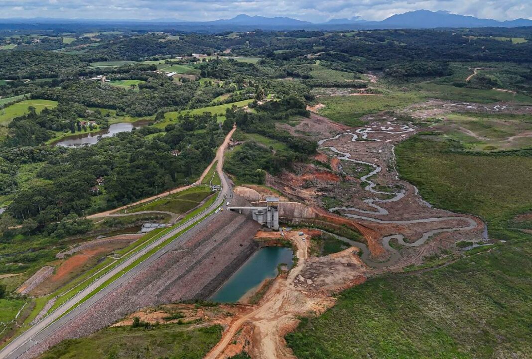 Reservatório Miringuava reforça Curitiba contra a falta de água