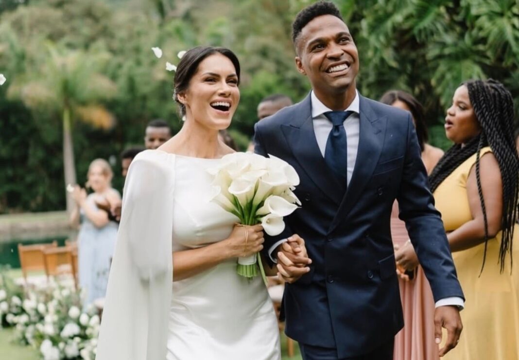 Wendell, jogador do São Paulo, se casa em destino dos famosos; veja álbum