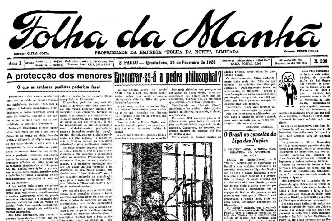 1926: Grupo pede que SP escolha a Light para eletrificar tramway – 23/02/2026 – Banco de Dados