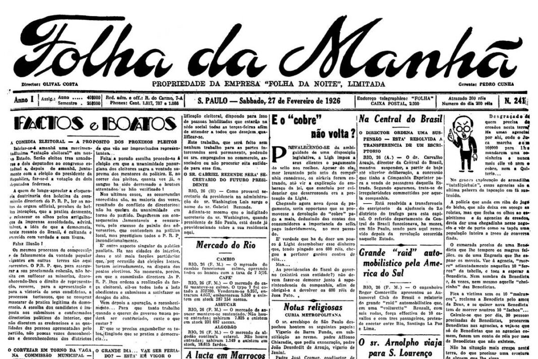 1926: Rei da Itália dá condecoração ao industrial Francisco Matarazzo – 26/02/2026 – Banco de Dados