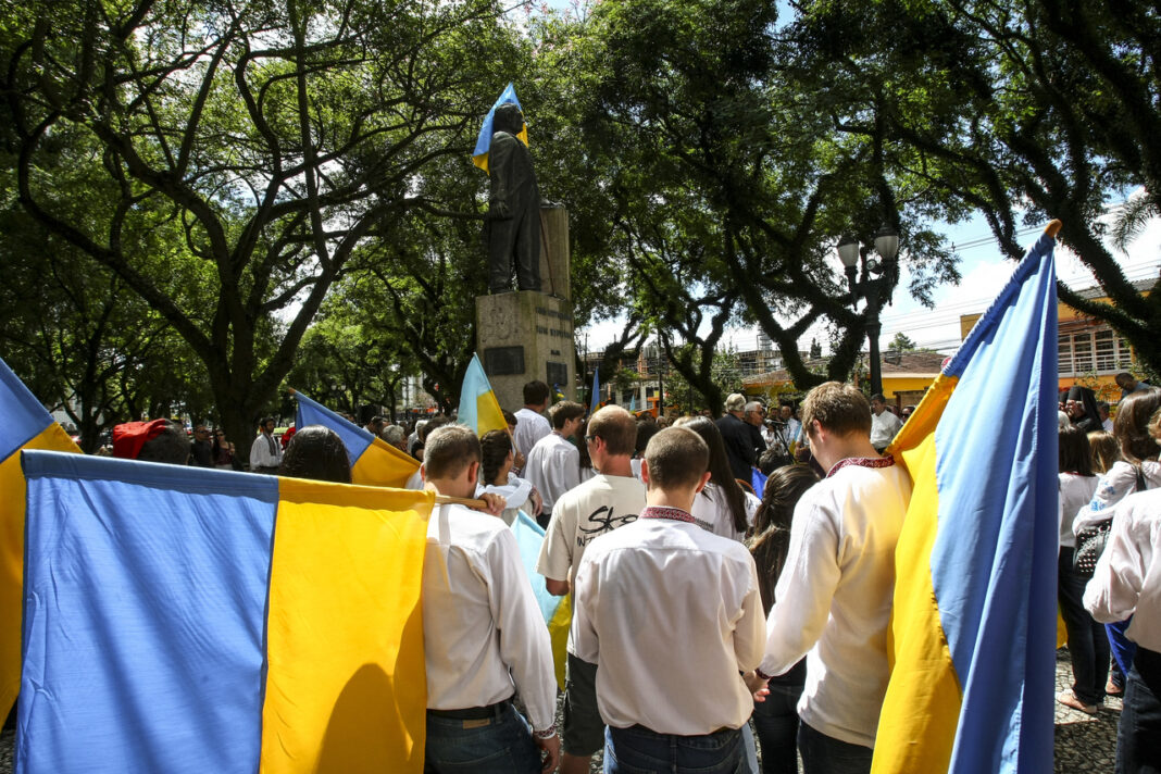 Mobilização no Brasil pelos 4 anos da guerra na Ucrânia