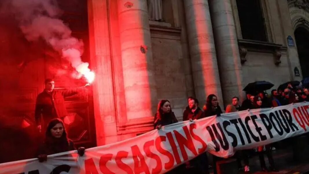 Milhares vão às ruas por jovem de direita morto na França