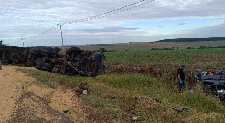 Acidentes em rodovias federais do Oeste do Paraná deixam duas pessoas mortas