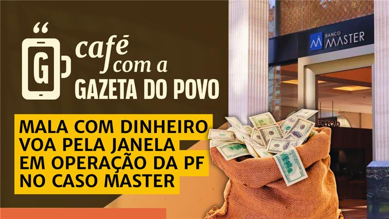 mala de dinheiro voa pela janela em operação da PF