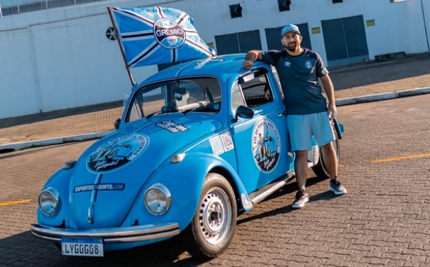Torcedor do Grêmio viajará de fusca do Brasil até os EUA para a Copa 2026