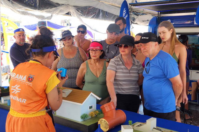 Estação Sanepar encerra operação com 40 mil atendimentos no Verão Maior