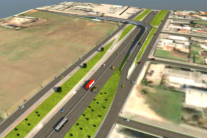 Com edital, projeto dos viadutos na BR-116 em Fazenda Rio Grande avança nova etapa